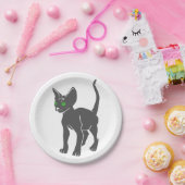 Silhouette der ägyptischen Katze - Wählen Sie die  Pappteller (Party)