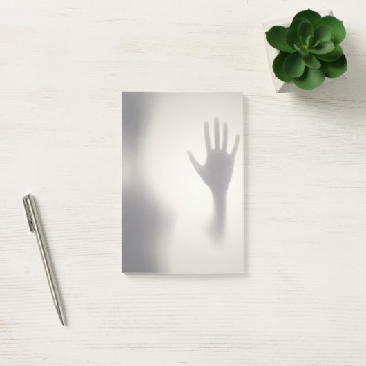 Silhouette der Alien Post-it Klebezettel (Büro)