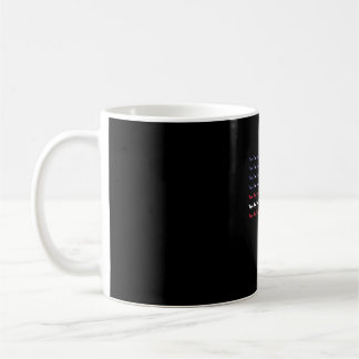 Silhouette der amerikanischen Flagge Dackel 4. Jul Kaffeetasse