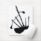 Silhouette der Bagpipe Mousepad (Mit Mouse)