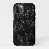 Silhouette der Blume Case-Mate iPhone Hülle (Rückseite)