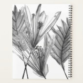 Silhouette der Blume - Grau Planer (Rückseite)