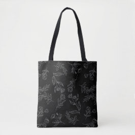 Silhouette der Blume Tasche