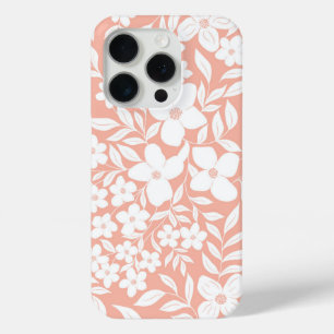 Silhouette der Blüte auf rosa Case-Mate iPhone Hülle