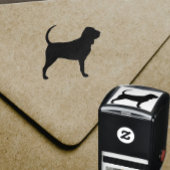 Silhouette der Bluthunde Hunde Permastempel