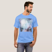 Silhouette der Frau und betende Hände T-Shirt (Vorne ganz)