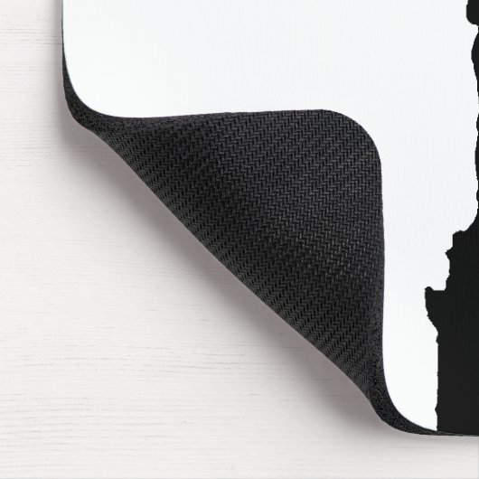 Silhouette der Freiheit Mousepad (Ecke)