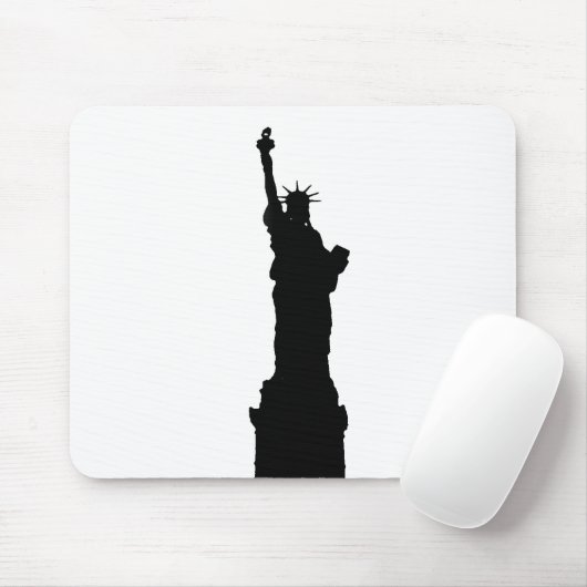 Silhouette der Freiheit Mousepad (Mit Mouse)