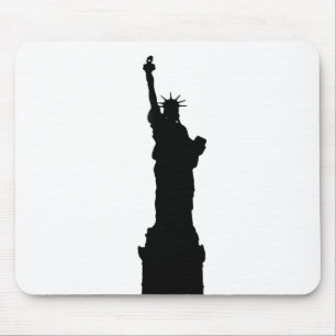Silhouette der Freiheit Mousepad