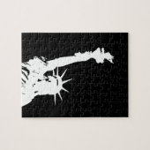 Silhouette der Freiheit Puzzle (Horizontal)