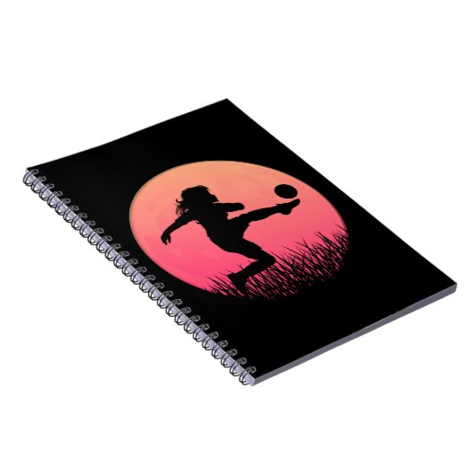 Silhouette der Fußball Notizblock (Rechte Seite)