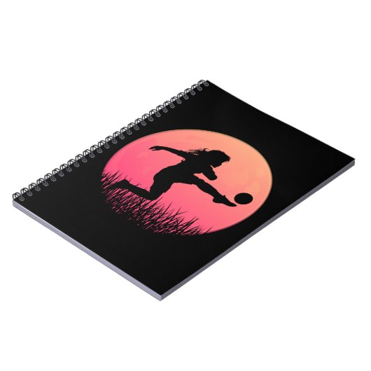 Silhouette der Fußball Notizblock (Linke Seite)