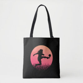 Silhouette der Fußball Tasche
