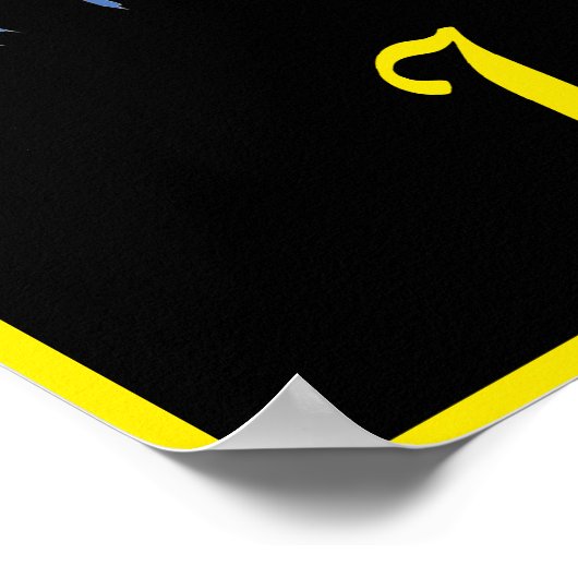 Silhouette der Geburt Poster (Ecke)