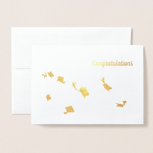 Silhouette der Graduierungskarten Folienkarte (Vorderseite mit Umschlag)