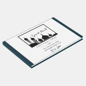 Silhouette der Islamischen Moschee Gästebuch (Ecke)