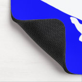 Silhouette der Kampfkünste Mousepad (Ecke)