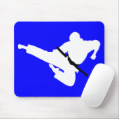 Silhouette der Kampfkünste Mousepad (Mit Mouse)