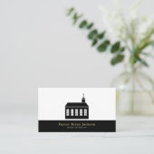 Silhouette der Kirche, Christentum, Religiöse Visitenkarte (Stehend Vorderseite)