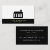 Silhouette der Kirche, Christentum, Religiöse Visitenkarte (Vorne/Hinten)