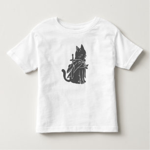 Silhouette der Kriegerkatze - Wählen Sie die Hinte Kleinkind T-shirt