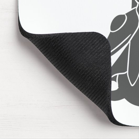 Silhouette der Kriegerkatze - Wählen Sie die Hinte Mousepad (Ecke)