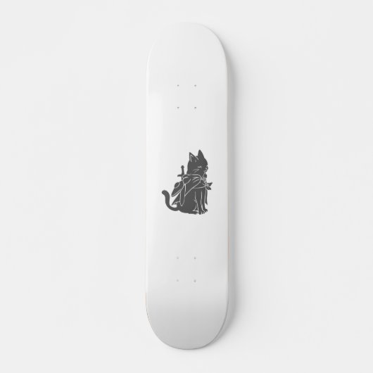 Silhouette der Kriegerkatze - Wählen Sie die Hinte Skateboard (Vorne)