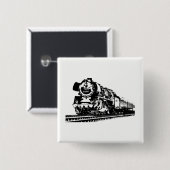Silhouette der Lokomotive Button (Vorne & Hinten)