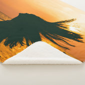 Silhouette der Mädchen, Sonnenuntergang auf dem Me Sherpadecke (3/4)