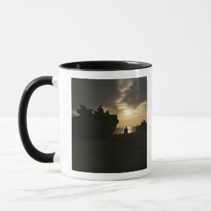 Silhouette der Marinesoldaten Tasse