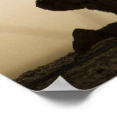 Silhouette der Meere Poster (Ecke)