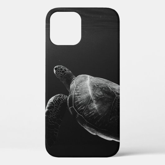 SILHOUETTE DER MEERESTÜR UNTER WASSER Case-Mate iPhone HÜLLE (Rückseite)