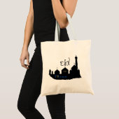 Silhouette der Mubarak-Moschee - Tasche des Hausha (Vorderseite (Produkt))