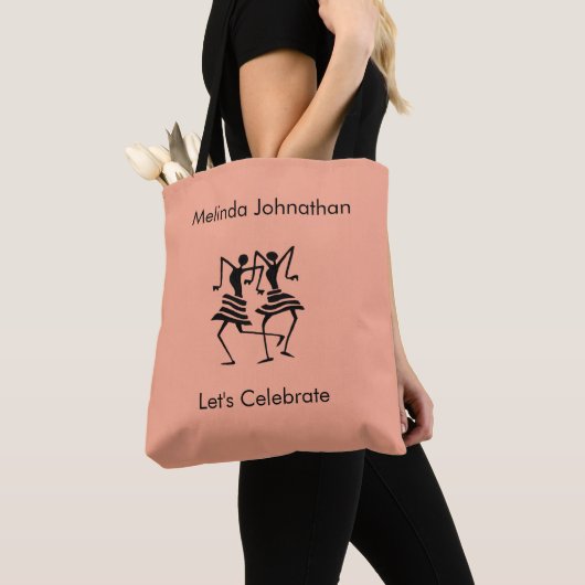 Silhouette der niedlichen Erdfarben Tasche (Von Nahem)