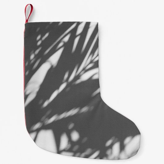 Silhouette der Palme Kleiner Weihnachtsstrumpf (Vorderseite)