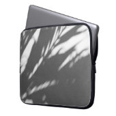 Silhouette der Palme Laptopschutzhülle (Vorderseite Links)