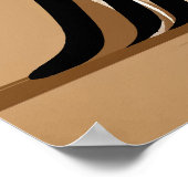 Silhouette der Raffinesse Poster (Ecke)