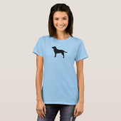 Silhouette der Rasse T-Shirt (Vorne ganz)