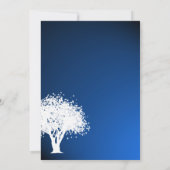 Silhouette der Rentenstruktur Einladung (Rückseite)