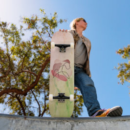 Silhouette der Ruhe: Die Schönheit eines Freistade Skateboard