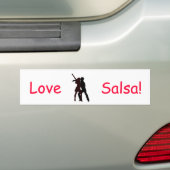 Silhouette der Salsa-Tänzer Autoaufkleber (Auf Auto)