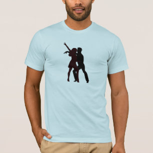 Silhouette der Salsa-Tänzer T-Shirt
