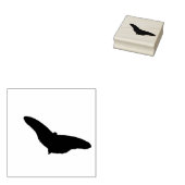 Silhouette der Schmetterlinge - schwarz Gummistempel (Stempel)