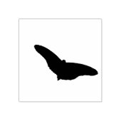 Silhouette der Schmetterlinge - schwarz Gummistempel (Prägung)