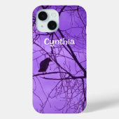 Silhouette der schwarzen Kruge, spitzige schwarze Case-Mate iPhone Hülle (Rückseite)