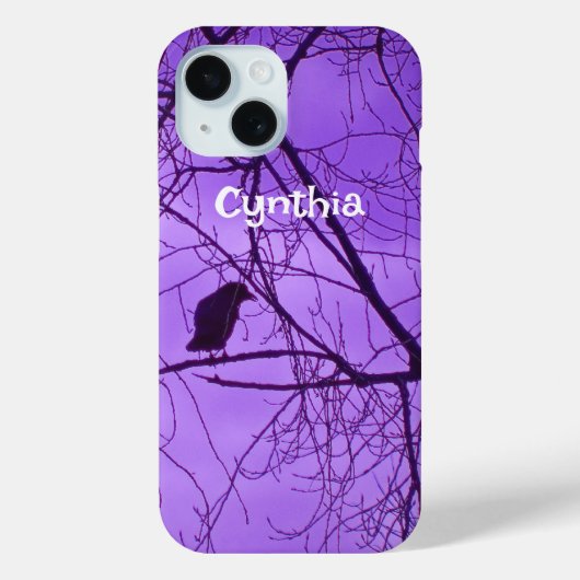 Silhouette der schwarzen Kruge, spitzige schwarze Case-Mate iPhone Hülle (Rückseite)