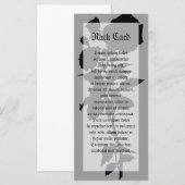 Silhouette der schwarzen Rose (Vorne/Hinten)