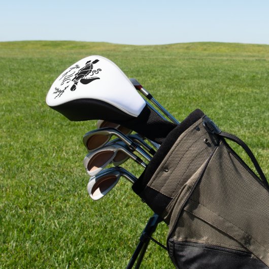 Silhouette der Schwarzmeerschildkröte Golf Headcover (In SItu)