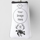 Silhouette der Schwarzmeerschildkröte Golf Headcover (Rotieren 90)