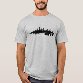 Silhouette der Stadt T-Shirt